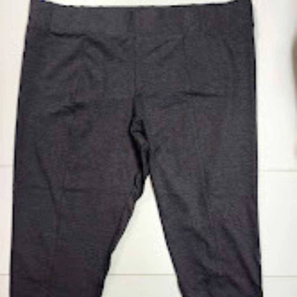 NWOT Molly & Isadora Plus Size 28W Midweight Pants Wide Elastic Waist Capri